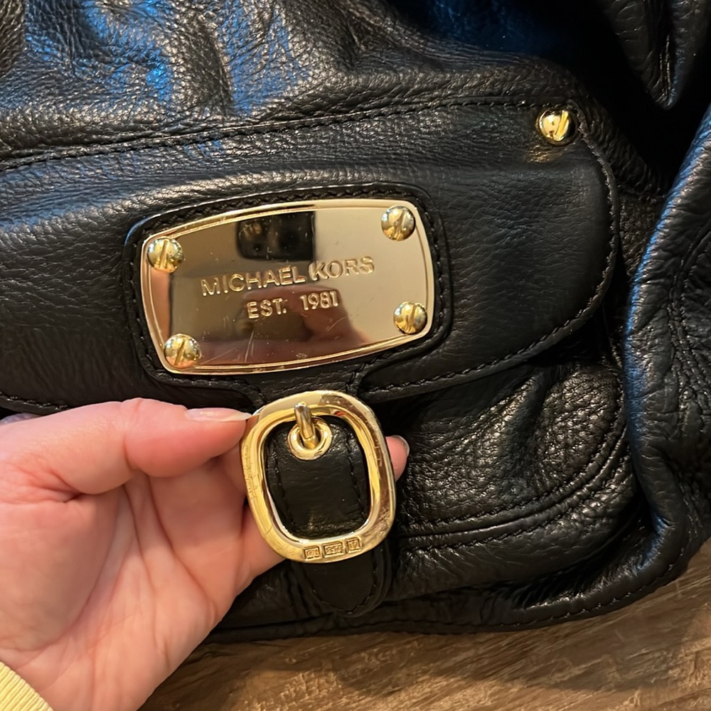 Michael Kors Black Hobo Bag with Dust Bag - Picture 3 of 4